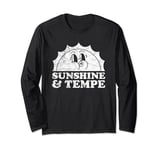 Sunshine and Tempe Arizona Retro Vintage Sun Long Sleeve T-Shirt