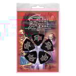 Death Logo Tri-Tip Guitar Pick Pack Set of 5 One Size