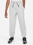 Nike Athletics Older Boys Dri-fit Fleece Pant - Light Grey, Light Grey, Size Xl=13-15 Years