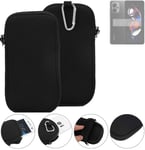 For Xiaomi Redmi Note 12T Pro Neoprene pouch pab sleeve case cover holster