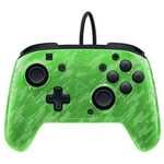 PDP Nintendo Switch Face-off Deluxe Controller + Audio Camo Green Switch