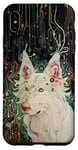 Coque pour iPhone XS Max Techno Aura Circuit chien berger allemand art fantastique