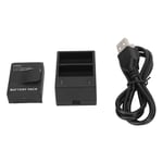 Snabbladdare för kamerabatteri, USB-dubbelplats, för Hero 2 3 kamerabatteri