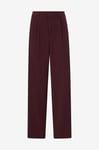 Gina Tricot - Byxor Tailored Wide Trousers - Röd