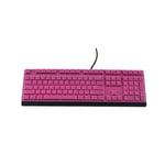 For Ducky 2108 S2 2108S S2 One 9008 S3 S4 S5 108 Keys Mechanical Waterproof And Dustproof Clear Keyboard Skin Cover Protector-Rose-