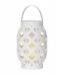FLAME LANTERN Lykta Utomhus 23cm Vit