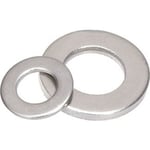 Bricka M8, 8,4 x 16 x 1,6 mm, A2, DIN 125, 500 st.