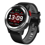 KYLN Smartwatch IP68 Waterproof Wearable Device Heart Rate Monitor Sports Smart Watch For Android IOS Long Standby-Gray