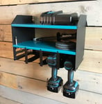 Makita Blue Drill Impact Driver Power Tool Shelving Storage Workshop Tools