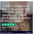 Vango Comfort 7.5cm Self-Inflating Grande Airbed Camping Mattress / Mat