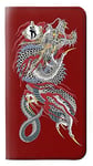 Yakuza Dragon Tattoo PU Leather Flip Case Cover For Samsung Galaxy A9 (2018), A9 Star Pro, A9s