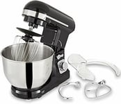 Tower T12033 3-in-1 Stand Mixer with 6 Speeds and Pulse Setting, 1000 W, Black