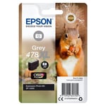 Epson Squirrel Singlepack Grey 478XL Claria Photo HD Ink. Cartridge c