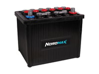 Nordmax Bilbatteri Bakelit Klassiska Fordon 12V 60Ah 350A
