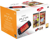 Console PSP Street noire + Little Big Planet + Naruto Ultimate Ninja Heroes 2 - The Phantom Fortress