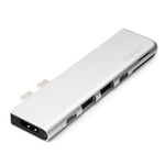 MINIX NEO C-DSI, Multiport Adapter for Apple MacBook Pro, silver