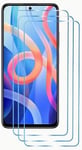 3-pack Skärmskydd Härdat glas 2,5D för Xiaomi Redmi Note 12 Pro 4G/Note 12 Pro 5G/Note 11 Pro 4G (Global)/Note 11 Pro 5G (Global)