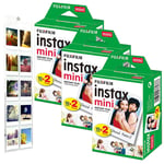 Fujifilm Instax Mini Photo Film (Set for 60 Shots) with Photo Album