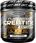 Creatine Monohydrate Powder | Platinum | Pure Micronized | Muscle Recovery + Bui