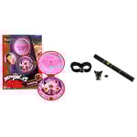 Bandai - Miraculous - Téléphone Magique de Ladybug - Accessoire pour se déguiser en Ladybug/Accessoire de Role Play - Jouet sonore et Lumineux - Parle Français - P50629