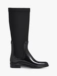 Tommy Hilfiger Neoprene Long Rain Boots, Black