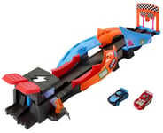 Disney and Pixar Cars Glow Racers Launch & Criss-Cross Race Track Playset