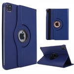 Housse nouvel Apple iPad PRO 12,9 2020 / 2021 M1 4G/LTE - 5G bleue navy - Etui coque bleu foncé de protection 360 degrés tablette New iPad Pro 12.9 pouces 2020 / iPad PRO 12.9 2021 5eme generation - accessoires pochette XEPTIO !