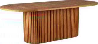 Skånska Möbelhuset Saltö ovalt matbord i teak 220x100 cm - Teakbord