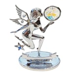 Crystocraft Zodiac Sign Crystal Ornament With Swarovski Elements Gift Boxed Aurora Borealis Crystals Chrome Plated Metal Perfect Keepsake Collectors Gift Figurine Home Decor Astrology (Virgo)