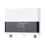 Omedelbar Vattenvärmare, 220V-6000W, Touch & Fjärrkontroll,220V-6000W Vit