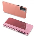 Samsung Galaxy S21 Fodral View Cover Rosa