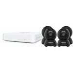 Kit vidéosurveillance ip 4 caméras KIT-4-FN8108H-X5-B