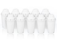 10x Water Filter Cartridge Compatible with Brita CLASSIC Jug Limescale Refill