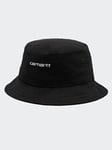 Carhartt WIP Unisex Script Bucket Hat in Black