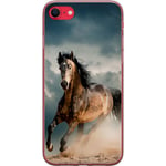 Apple iPhone SE (2020) Gennemsigtigt Telefoncover Springande Häst