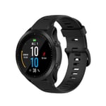 Garmin Forerunner 945/Fenix 5 Plus/Approach S60 Klockarmband i silikon - Svart