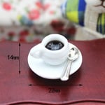 Dollhouse Toy Model Miniature Food Mini Coffee Cup One Size