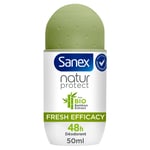Déodorant Fresh Efficacy Bamboo Extract Bio Natur Protect Sanex - Le Roll On De 50ml