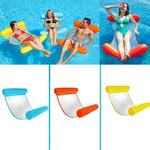 New Relaxation Lounger Inflatable Floating Beach Pool Ha Light Blue One Size