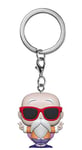Funko POP! Keychain: DBZ - Master Roshi - (Peace Sign) Dragon Ball Z Novelty Keyring - Collectable Mini Figure - Stocking Filler - Gift Idea - Official Merchandise - Anime Fans - Backpack Decor