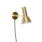 Tap Vegglampe Brass - Hübsch