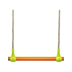 Trapèze métal pour portique 1,90 à 2,50m - TRIGANO - Orange - Pour enfant de 3 à 12 ans