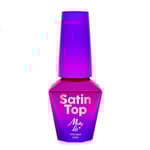 Topplack - Top coat - Satin matte - 10ml - UV-gel/LED - Mollylac Transparent