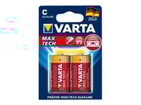 Varta Max Tech 04714 - Batteri 2 X C - Alkaliskt