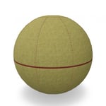 Ergonomisk balansboll Office Ballz - Götessons, Storlek Ø - 55 cm, Tygfärg och Blixtlåsfärg Slope 251 Lemongrass 18 - Rust