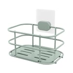 Compactor - Etagère adhésive sans perçage repositionnable pour Salle de Bain et Cuisine, 19 x 11 x H.16 cm, Coloris Vert
