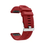Eariy bracelet compatible with Garmin Forerunner 945 watch, replacement silicone soft watch band for adults men and women, comfortable and durable., red