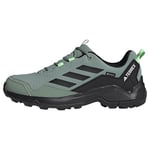 adidas Men's Terrex Eastrail Gore-TEX Hiking Shoes Sneaker, Silver Green/Core Black/Green Spark, 11.5 UK