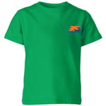 Back To The Future 35 Hill Valley Front Kids' T-Shirt - Green - 3-4 Years - Green