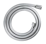 GROHE VitalioFlex Trend - Smooth Shower Hose 1.5 m, (Tensile Strength 50 kg, Pressure Resistance Up to 5 Bar, Heat Resistance 70°C, Universal Connection G 1/2" x 1/2"), Chrome, 28741002